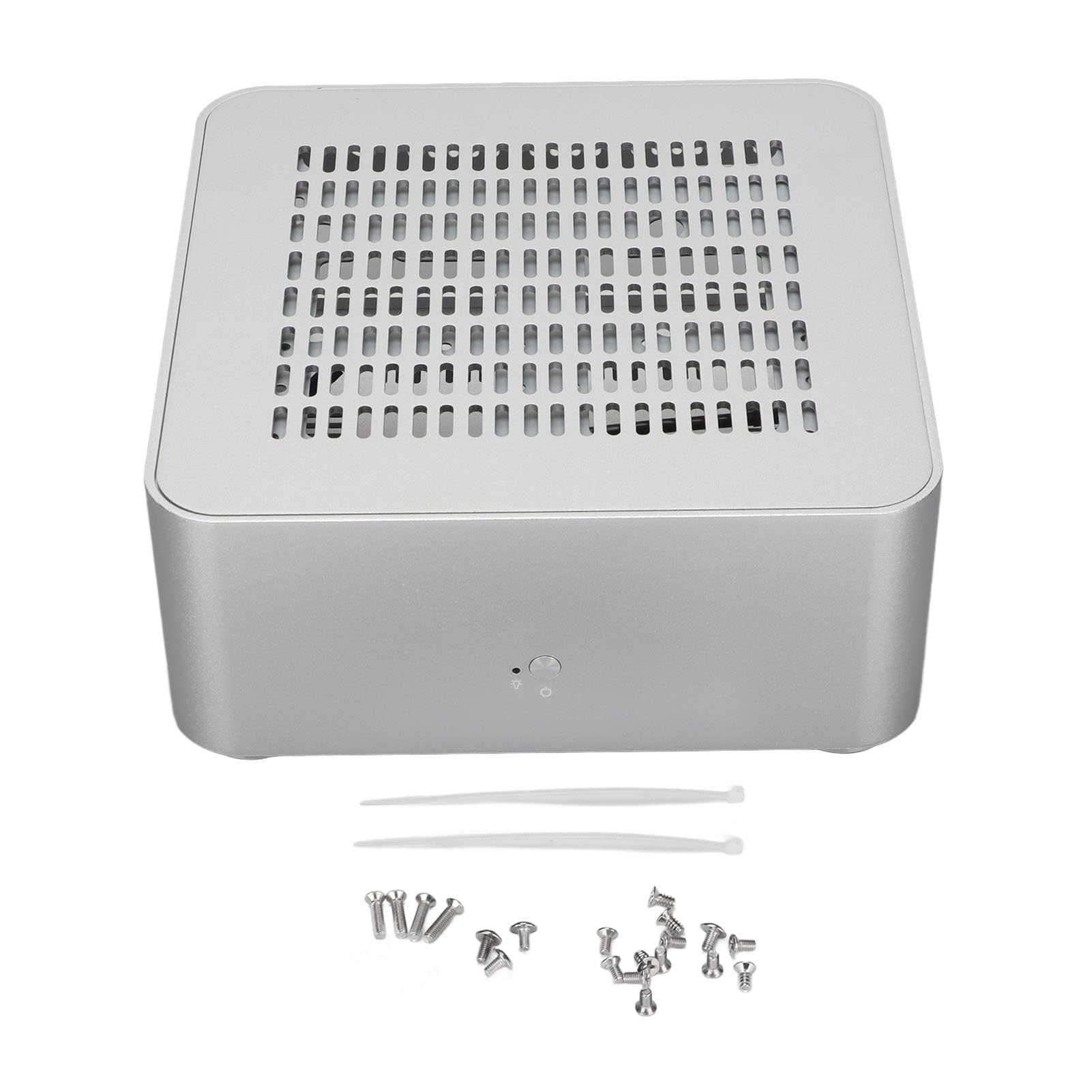 Custodia per Computer Mini ITX, Custodia per PC da Gioco per Desktop per Computer Video Domestici, Computer per Hotel, Terminali Self-Service, Buona Dissipazione del Calore