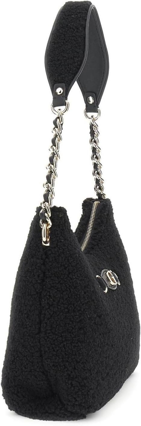 GUESS Jeans Black Polyester Women Women's Handbag