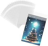 Vista 16 de Mat Board Center - Paquete de 100 fundas de plástico transparentes resellables de 4 3/4 x 6 1/2 pulgadas, bolsas de polipropileno autosellables