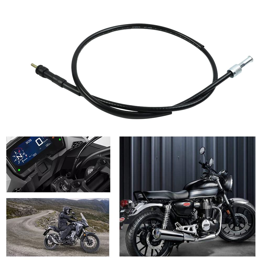 Wai Danie Velocímetro Speedo Cable Wire Compatible con Honda CB400F CB500 CB550F CX500 CB750 CB650 CB900F CB350F CB900F GL1100 XR600R CB550 XR250