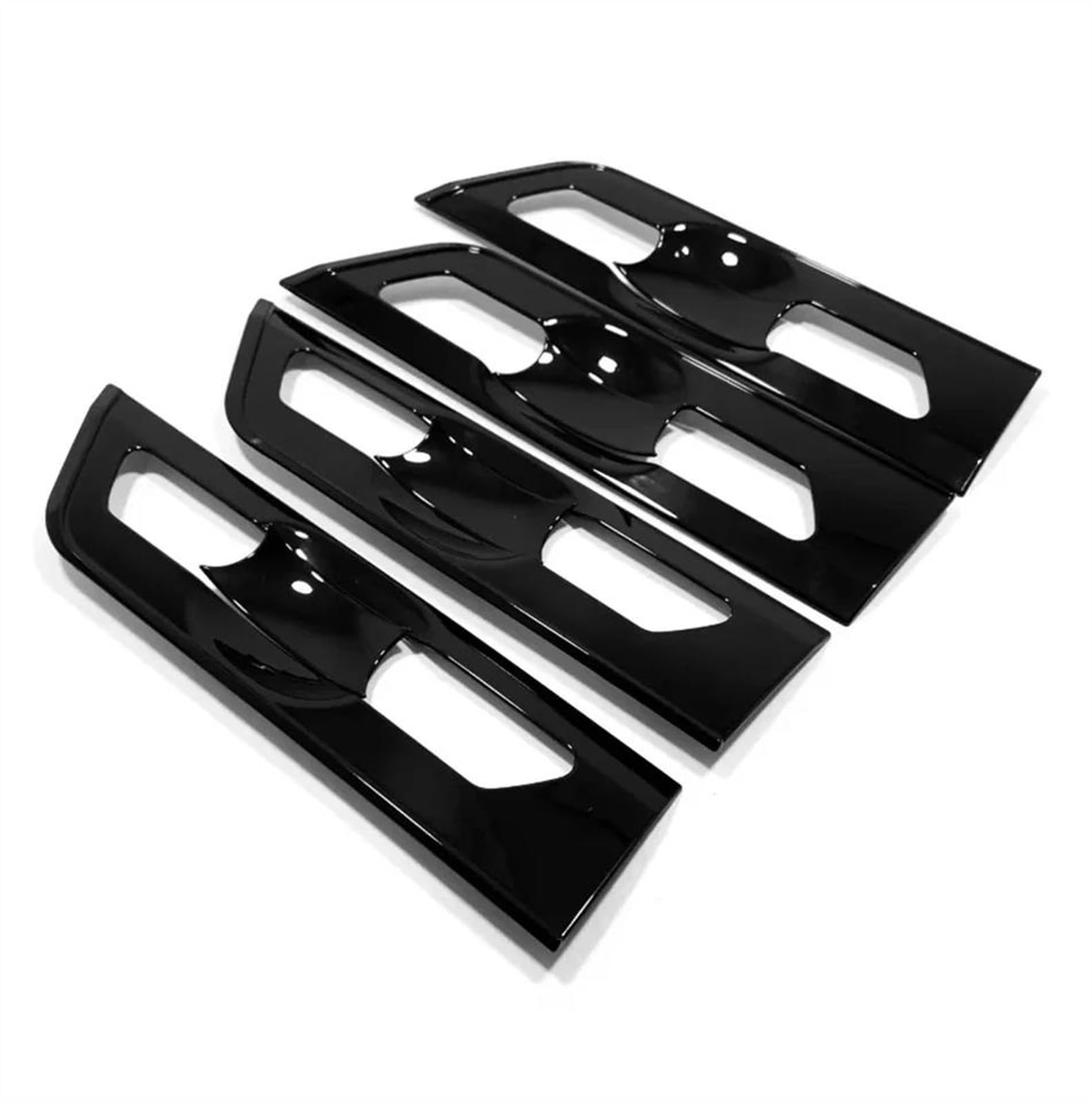 KJHOPY Car Styling Carbon Fiber Outer Door Bowl Handle Stickers Protection Covers Trim for Kia for Carnival KA4 2021-2023 Exterior Door Handle(B)