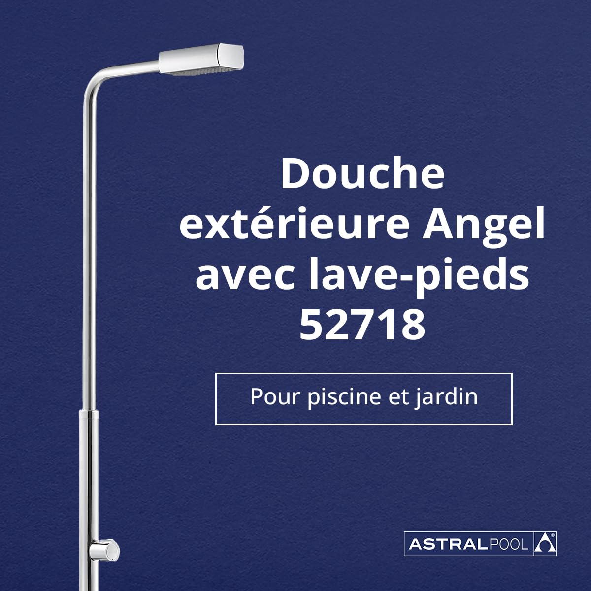 LordsWorld Astralpool 52718 Angel Piscine Douche avec Lave-Pieds