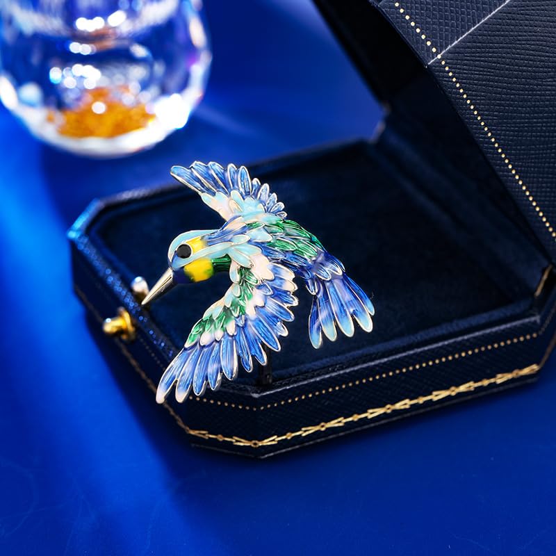 Image of Animal Bird Brooch Pins for Women Rhinestone Lapel Pin Accessories Blazer Dress Denim Jacket Birthday Wedding Jewelry Gifts