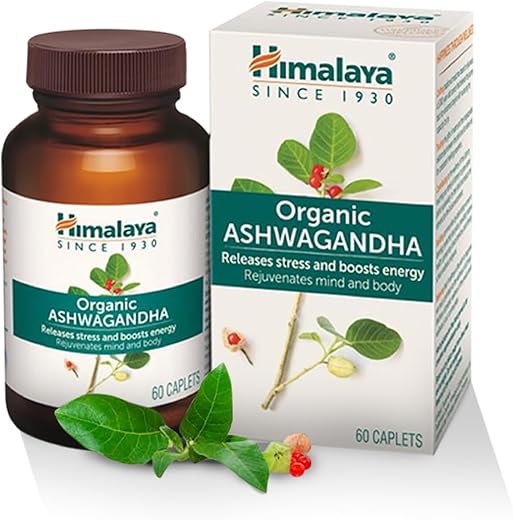 Himalaya Organic Ashwagandha 670Mg |Helps Release Stress | Rejuvenates Mind And Body | General Wellness | Tablet, Pack Of 60