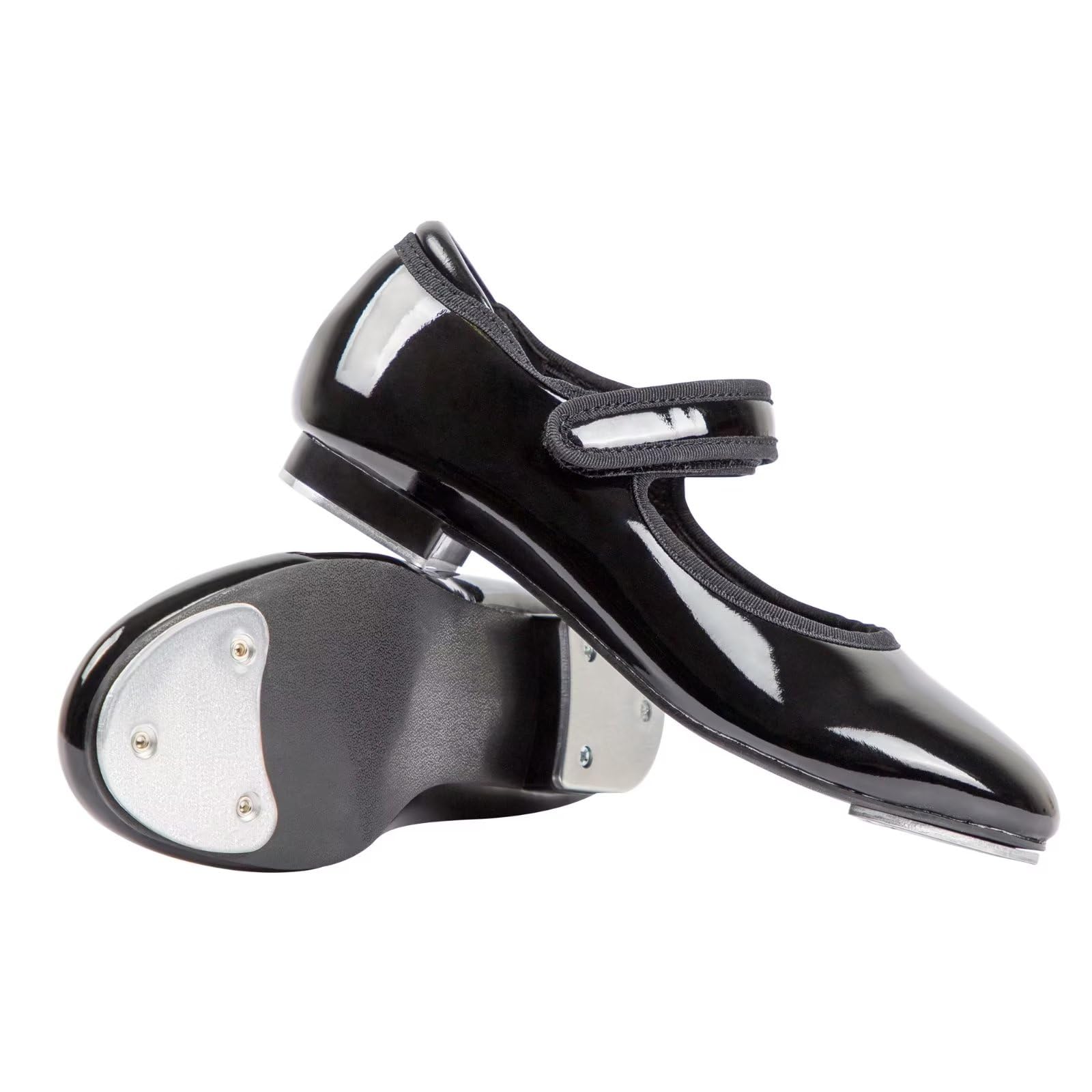 ARCLIBER Black Tap Shoes for Girls and Boys Non-Slip Tap Dance Shoes for Toddler/Little Kid/Big Kid-2 Little Kid