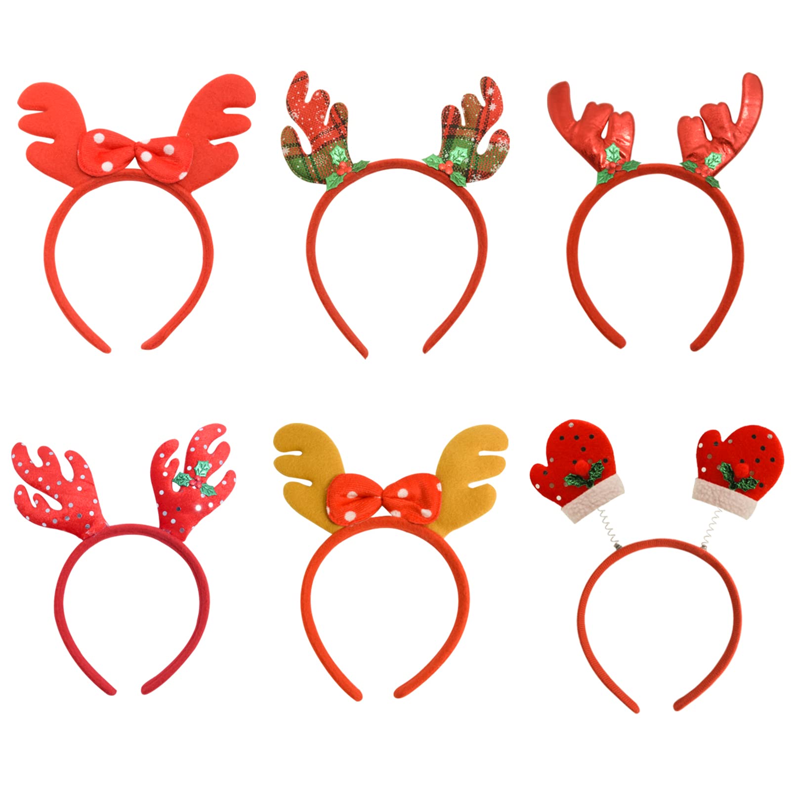 Diadema NavideñA Diademas De Navidad Aro Para El Pelo Para Regalos Juego De Fiesta NavideñA Para NiñOs Y Adultos Para Disfraces Diademas Para Fiestas De Navidad Regalos Decoraciones Apoyos De La Fot