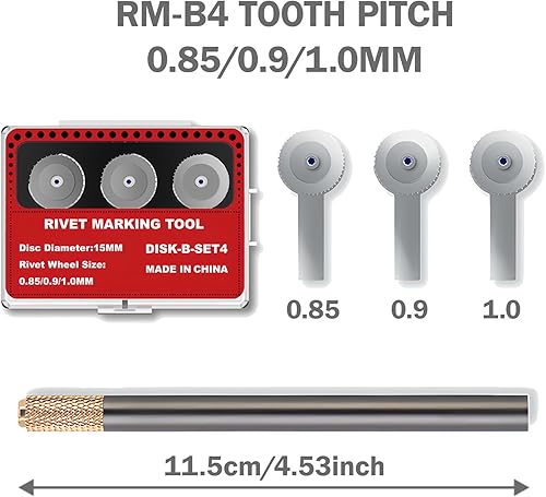 Miniatura 10 de Herramienta para hacer remaches modelo con mango para modelo, hobby, manualidades, accesorios de construcción (juego S1)