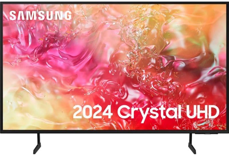 Samsung 2024 60" DU7100 UHD 4K HDR Smart TV, Crystal UHD, PurColour, Crystal Processor 4K, Object Tracking Sound Lite, Gaming Hub, Smart TV powered by Tizen
