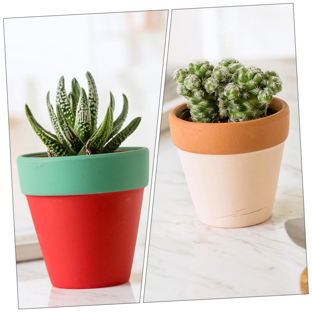 Cabilock Vaso Ceramica Per Piante Grasse Forma Di Cartone Decorazione Per Casa e Ufficio Design Chic e Pratico Adatto Per Compleanni e Festività