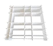 JSF Drawer Dividers,12.7' x 2.7' Kitchen Drawer Organizer Set of 12 Adjustable Drawer Dividers Organizer Separator for Clothes Makeup Storage of Dresser, Desk & Dresser in Bathroom, Bedroom (White)