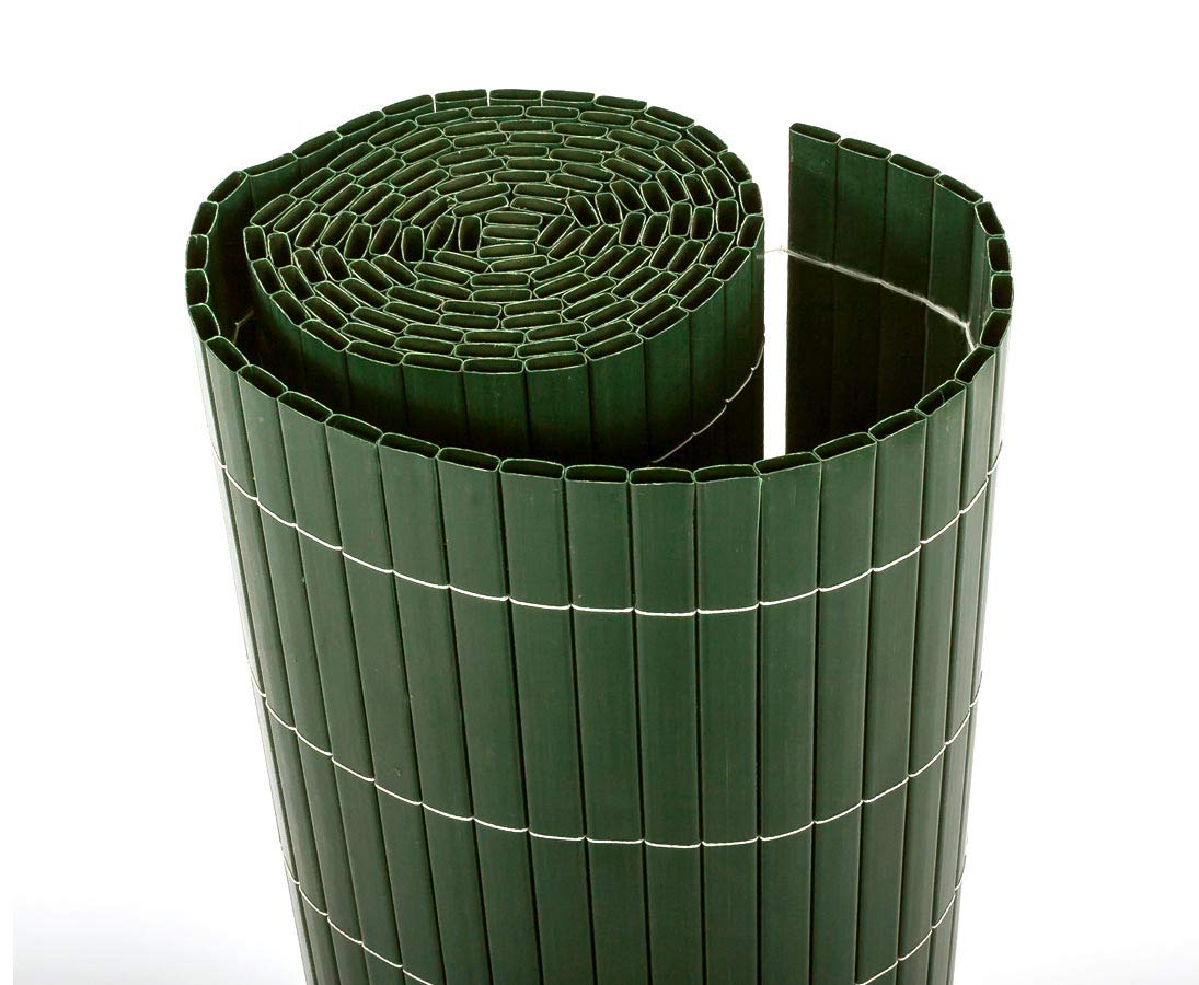 bambus-discount.com Sylt ochrona przed przeciekaniem balkonowym, 120 x 300 cm, zielona – ochrona przed wzrokiem, na balkon, taras, do ogrodu, ochrona przed słońcem, ochrona przed wiatrem, mata chroniąca przed hałasem