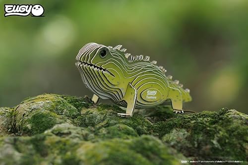 Miniatura 6 de Eugy Tuatara - Rompecabezas 3D, 24 piezas, ecológico, juguetes educativos para niños, niñas y niños a partir de 6 años