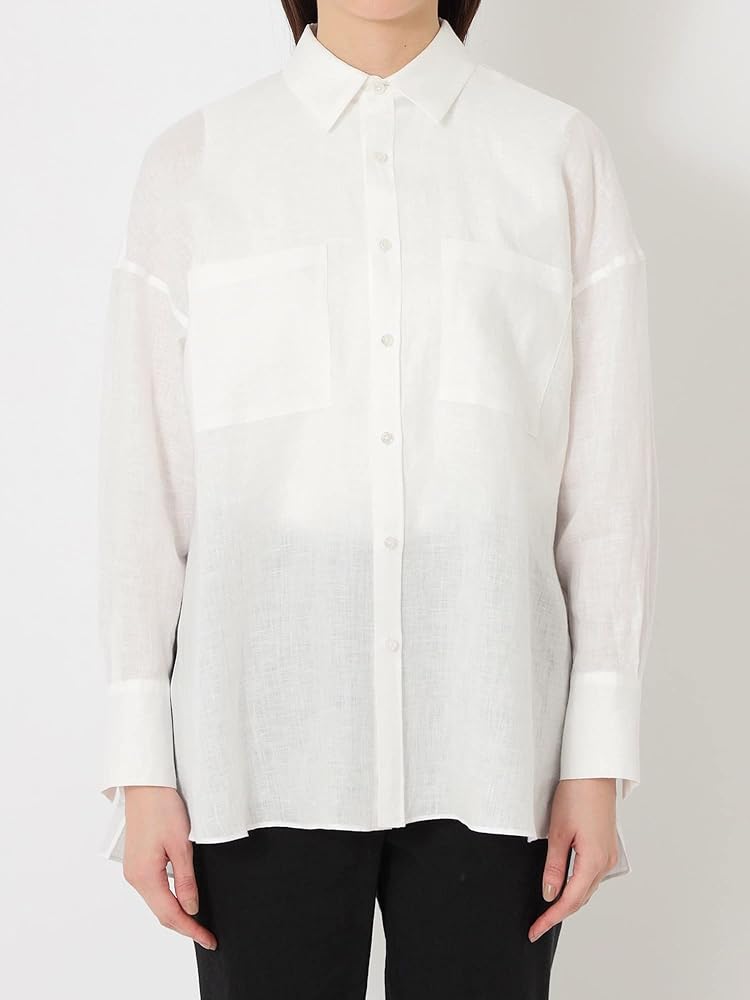 S. ESSENTIALS 近江の麻 リネンシャツ セール】 【近江の麻】シャツ （シャツ・ブラウス）｜SANYO