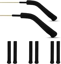 MXTIMWAN Ferma Occhiali,3 Paia Copertura Aste per Occhiali Antiscivolo Gancio,Cuscinetti Antiscivolo per Le Orecchie Degli,Cuscinetti Auricolari in Maglieria Accessori per Occhiali Antiscivolo,Nero