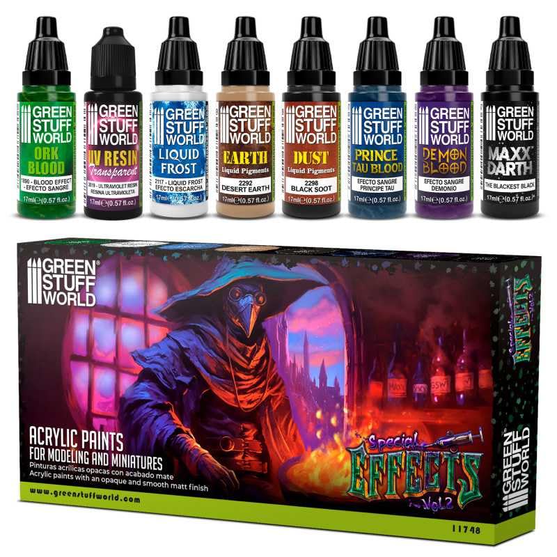 ☆Green☆peace様 リクエスト 10点 まとめ商品 Amazon.com: Green Stuff World Paint Set - Special Effects Vol. 2