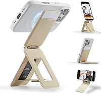 Vista 30 de MOFT Trípode para teléfono con palo selfie para iPhone, soporte de iPhone de múltiples ángulos, soporte de teléfono ligero y portátil, imanes Seafoam