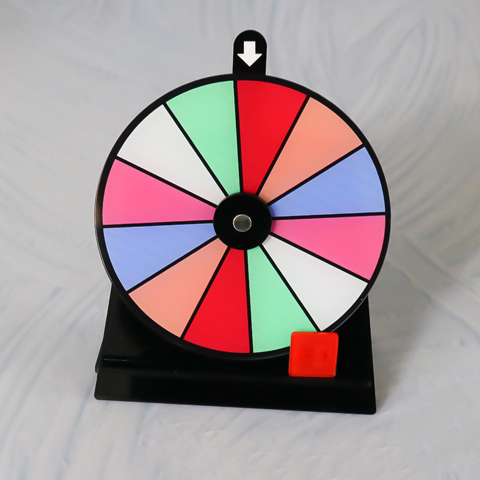 Roue De Roulette Acrylique Effaçable 8 Sections - Jeu Prix Fêtes Événements