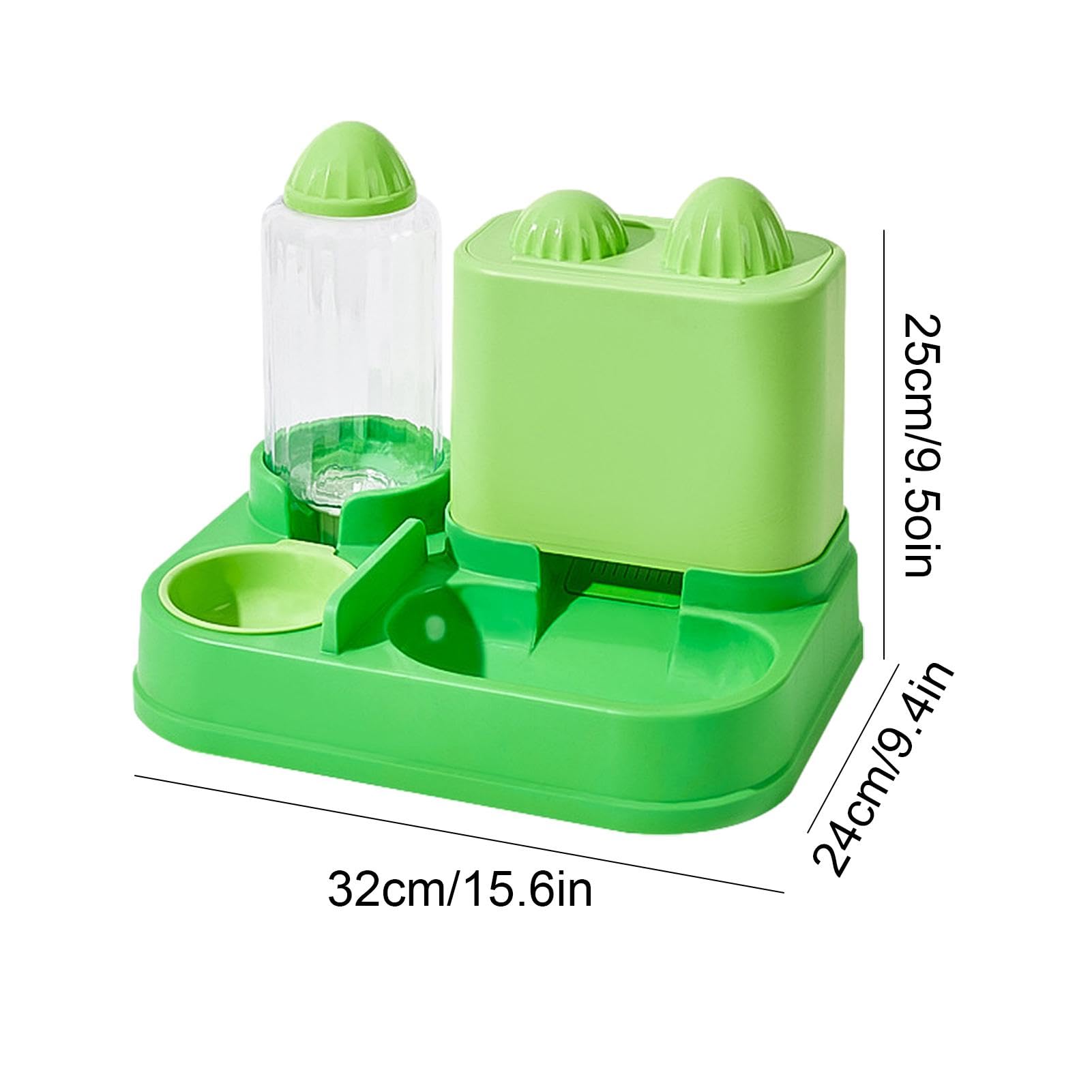 Ciotole per gatti – 2 in 1 per /cactus cane gatto ciotole abbeveratoio automatico | fontana per animali domestici con ciotola per cibo per cani cuccioli e gattini | Set di ciotole per acqua e cibo per animali domestici d