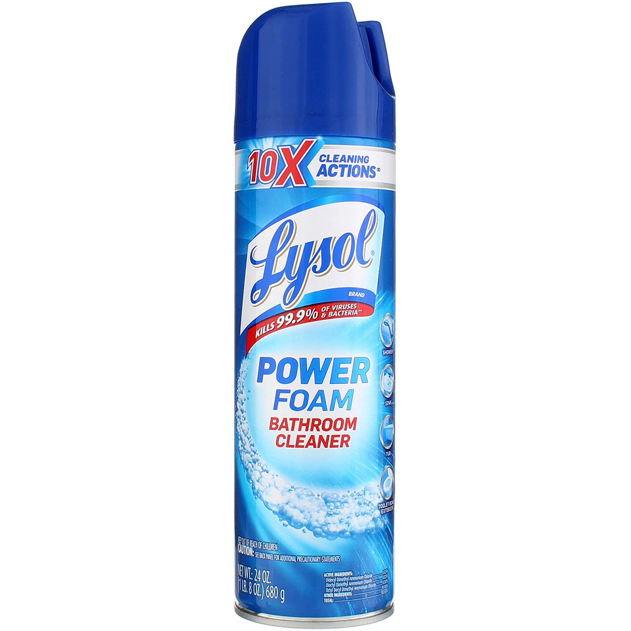 Lysol Bathroom Cleaner Spray, Island Breeze, 24oz (Pack of 4)