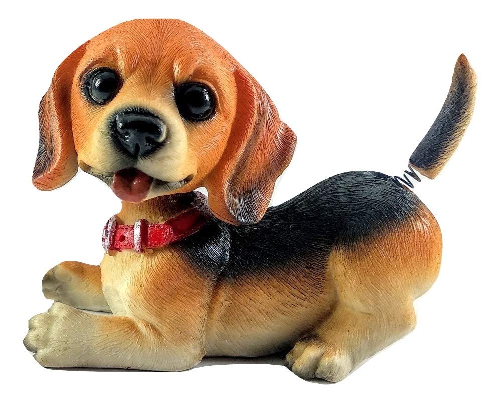 Bobble Head Dogs Bobbing Head Dog for Car Dashboard (Beagle