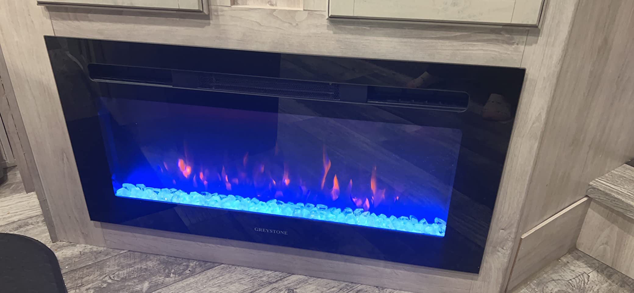 31/mo Finance Greystone 36" RV Electric Fireplace with Crystals