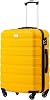 COOLIFE Hard Shell Suitcase Trolley Suitcase Travel Suitcase Board Case Hand Luggage with TSA Lock and 4 Wheels lemon yellow Hand luggage Premium suitcase