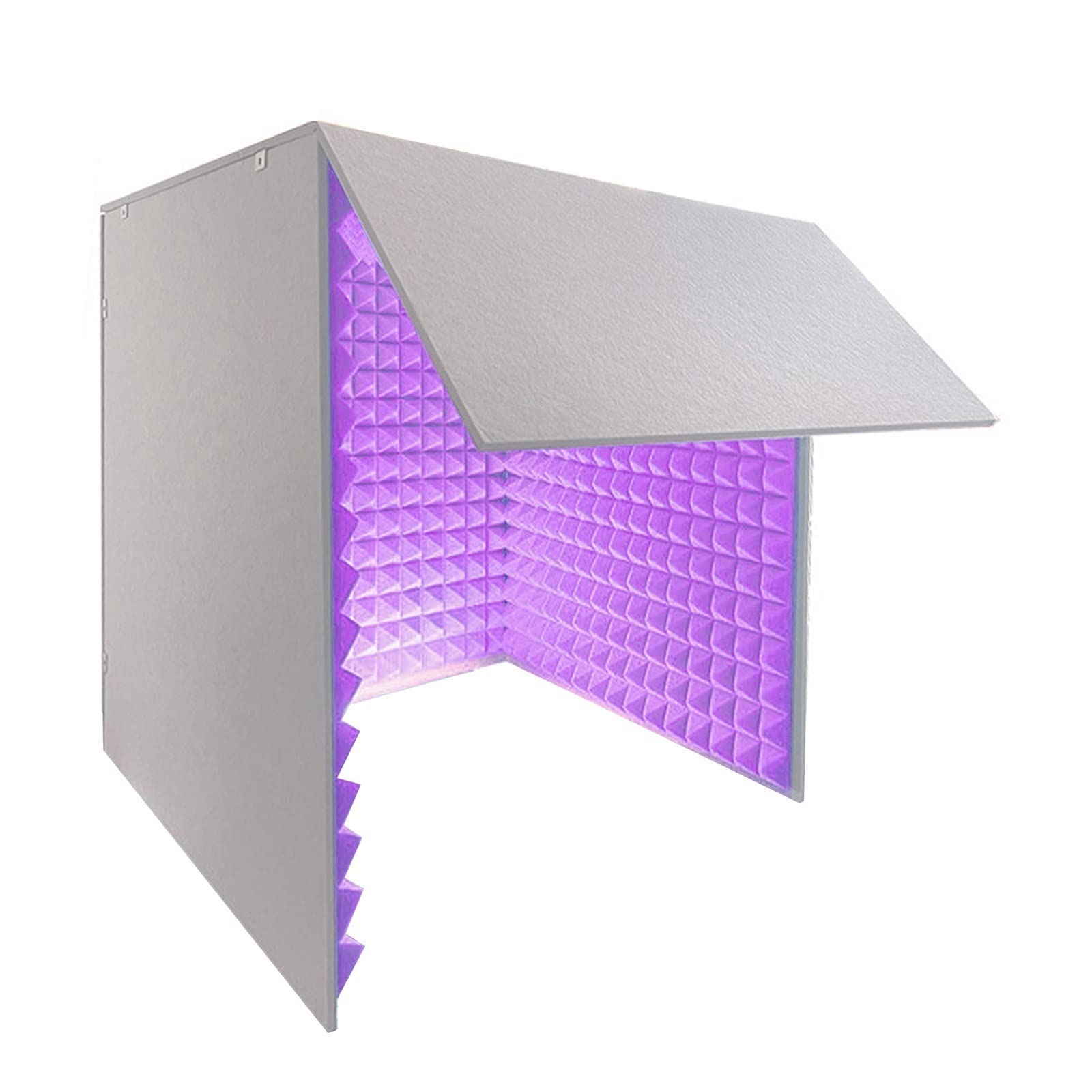 Pannelli in schiuma insonorizzati per cabina vocale portatile, ideali per registrazioni audio da studio desktop e smorzamento del suono
