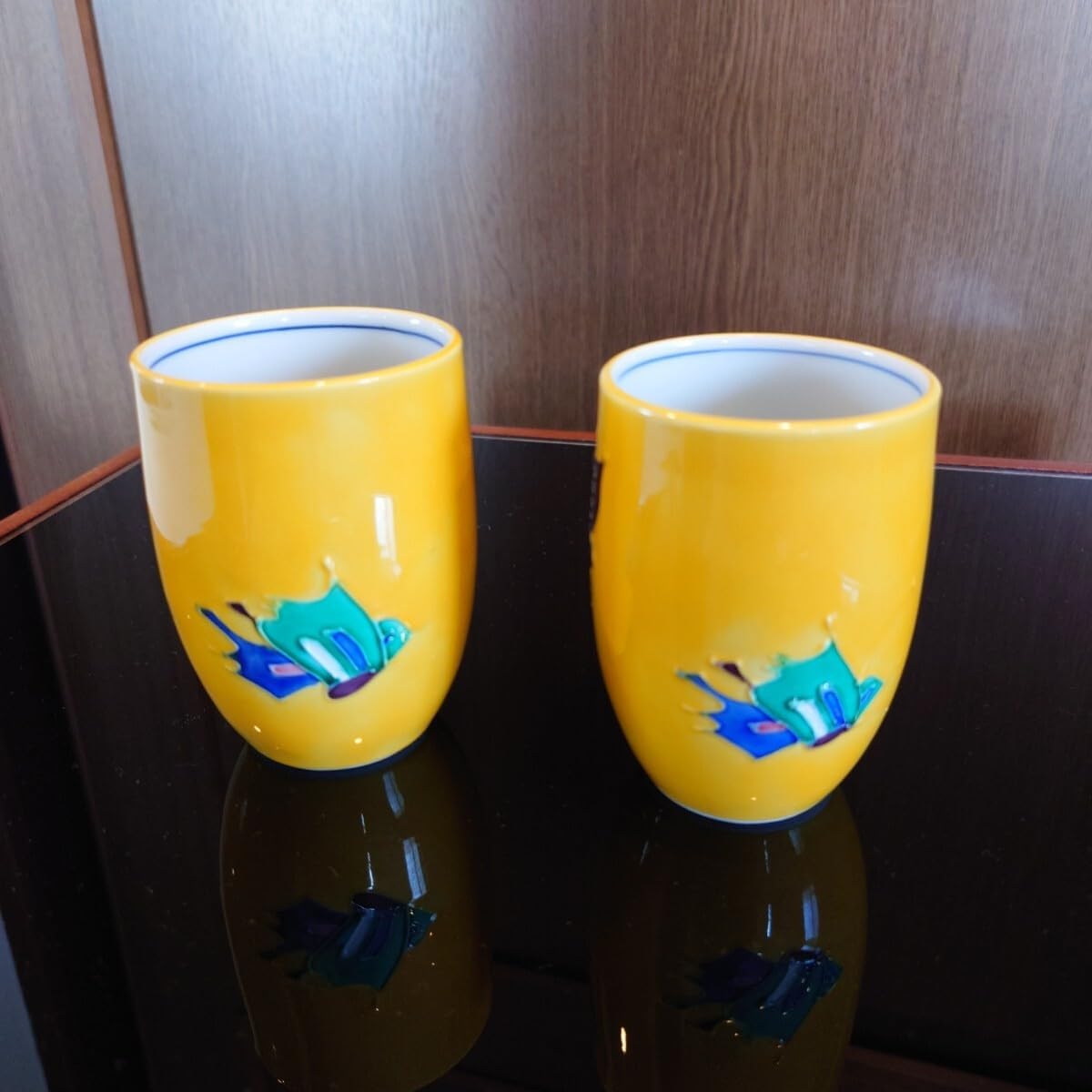 京焼 清水焼き 洸春 黄交跡蝶 急須