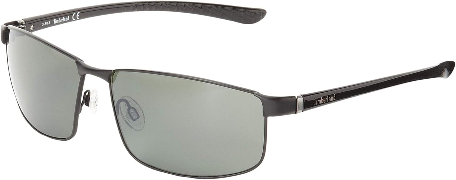 Timberland Men's TB9035SW6102R Polarized Wrap Sunglasses