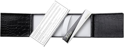 Miniatura 6 de Xezo Bolígrafo ejecutivo Visionary de latón y aluminio, esmaltado a mano en color blanco y negro. Edición limitada de 500. Colores Art Deco