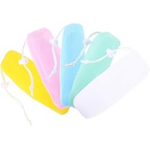 Soap Pouch 5pcs Plastic Bags Bubble Maker Scrubbing Net