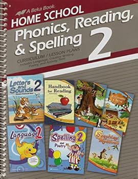 Spiral-bound Home School Phonics, Reading, & Spelling 2 - Curriculum/Lesson Plans (A Beka Book) Book