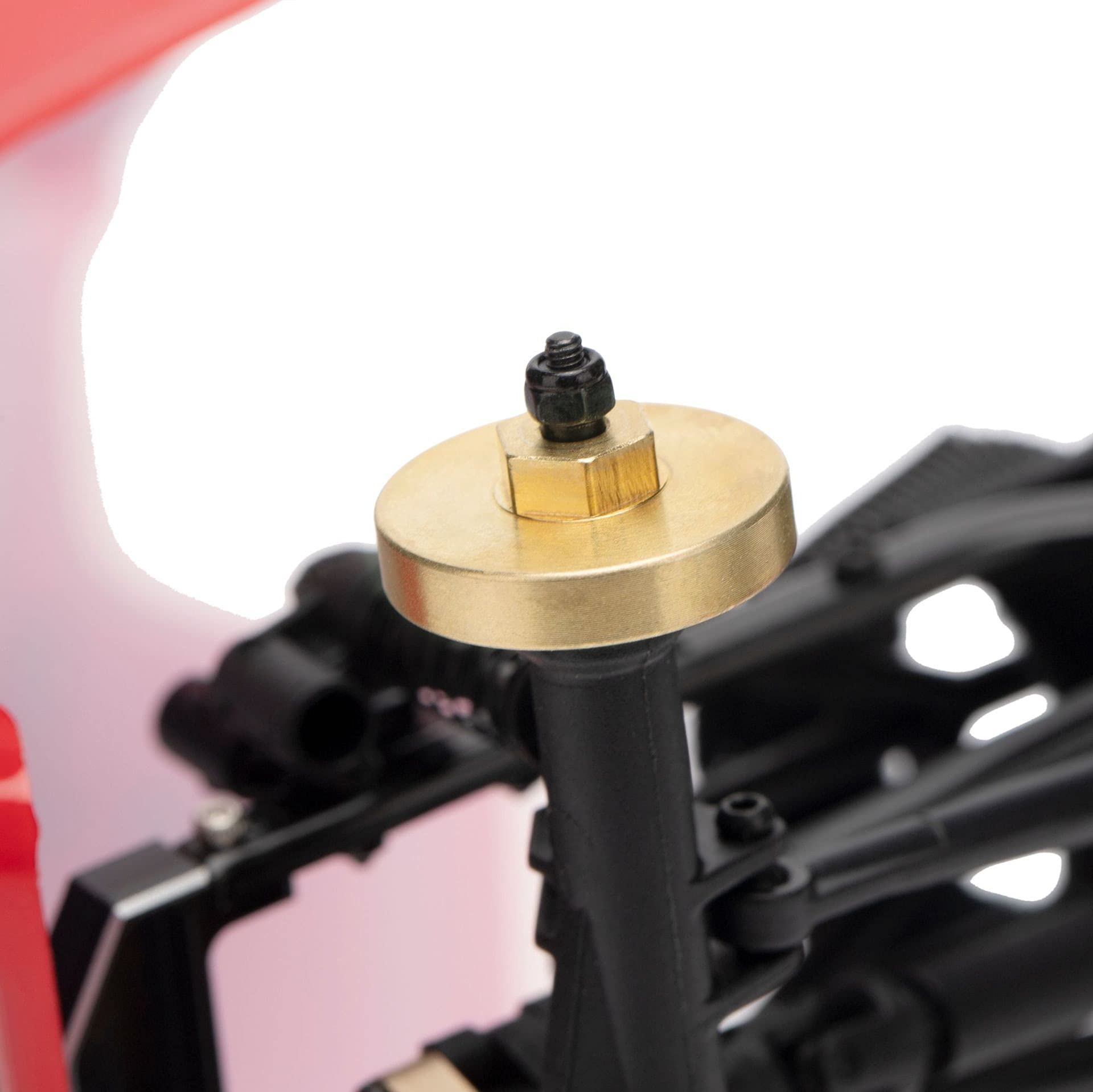 Lot De 4 Adaptateurs Hexagonaux En Laiton 5mm – Pour Axial SCX24 1/24 RC Crawler – Mise à Niveau Poids