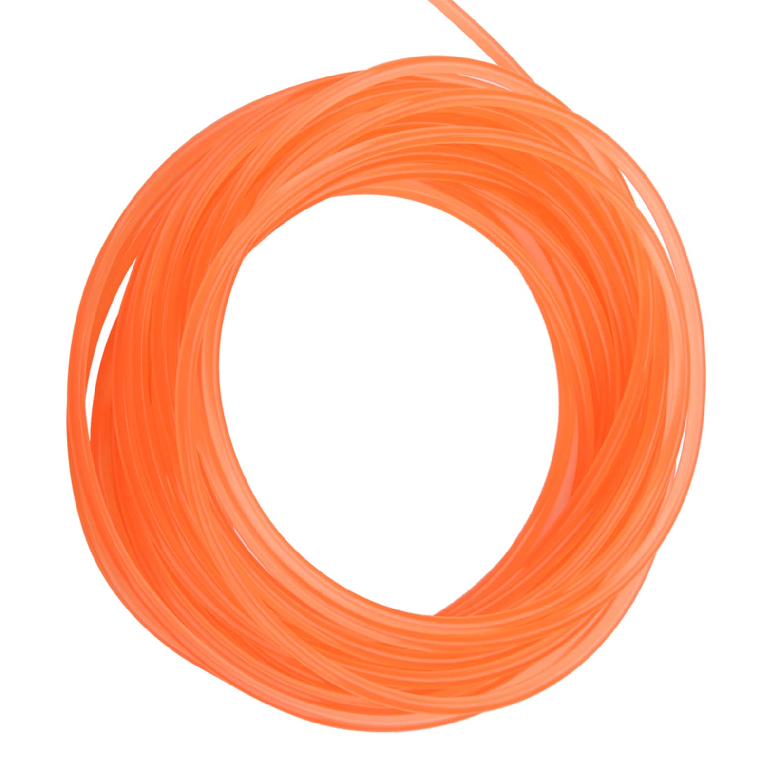 Correas redondas de uretano de alto rendimiento PU 5mm 10m para transmisión naranja