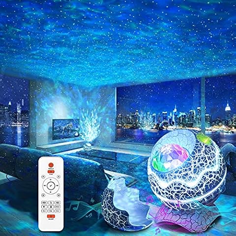 Rossetta Galaxy Projector, Star Projector for Bedroom, Night Lights for Kids Room with White Noise, Bluetooth Speaker, Timer and Remote, Room Decor, Gifts for Girls, Boys, Adults, Christmas, Birthday Cover