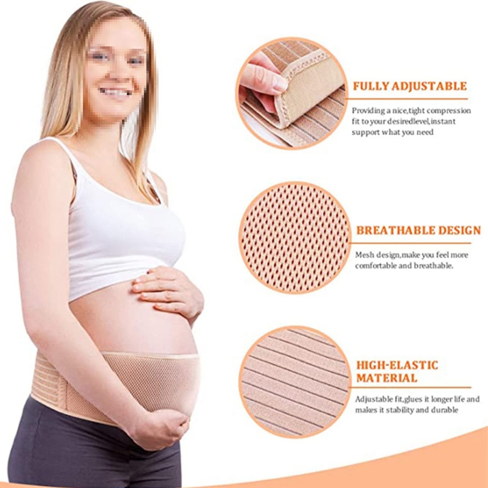 Amazon.co.jp: マタニティベリーバンド妊娠サポートベルトソフト