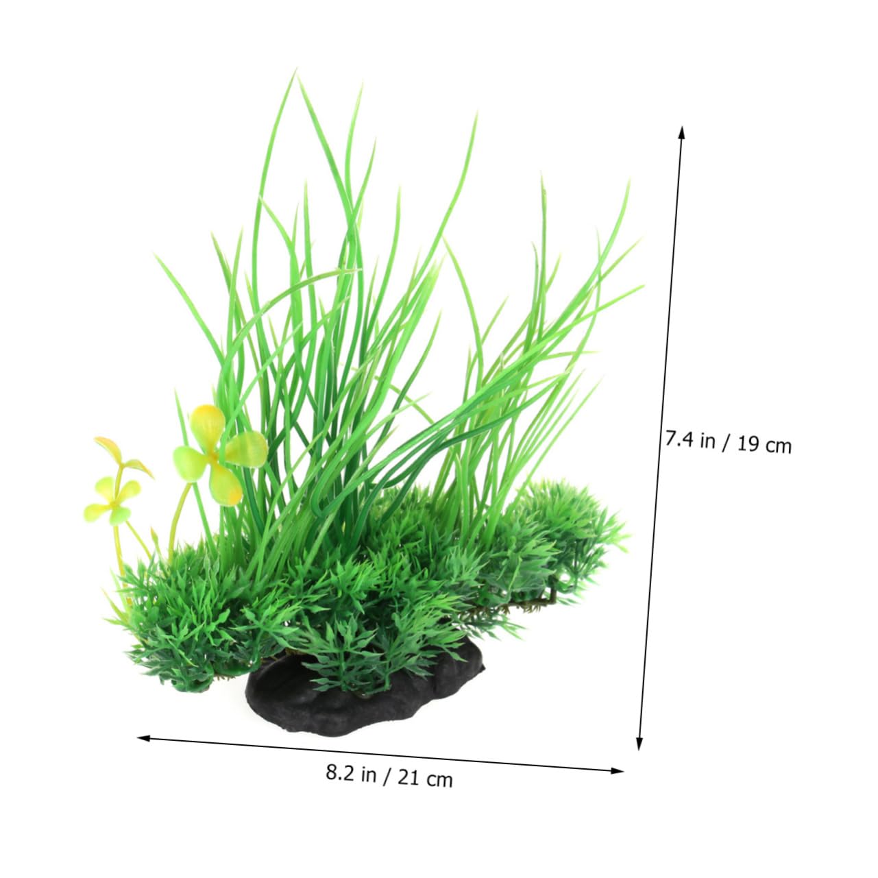 DOITOOL 3 Piezas Decoración De Plantas Falsas Planta Falsa Plantas De Pecera Planta De Falsa para Pecera para Decorar Peceras Objetos Decorativos Artificial
