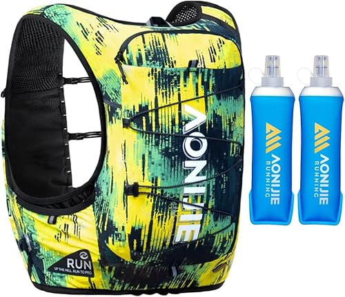 Chaleco ligero de hidratación para correr de 10 litros, mochila transpirable y resistente al sudor para correr en senderos y carreras de maratón