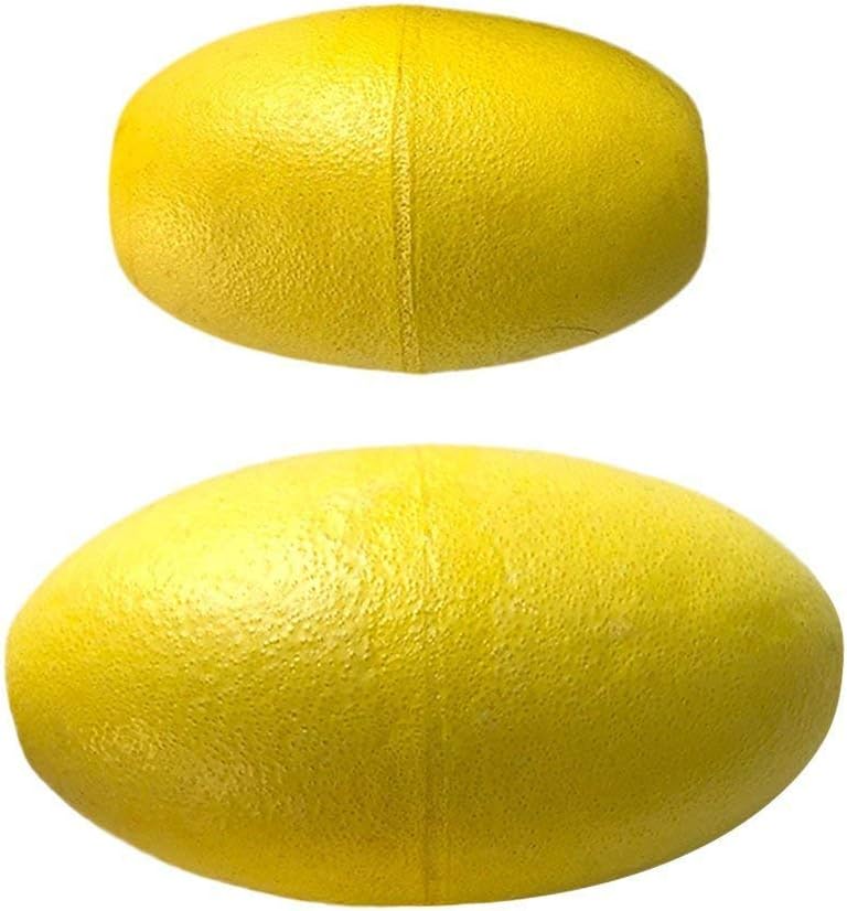 YiMusic 2 Pieces Yellow Small & Large EVA Foam Kayak Drift Anchor Float Buoy Suit for Tow Rope Throw Line Replacrment Accessories