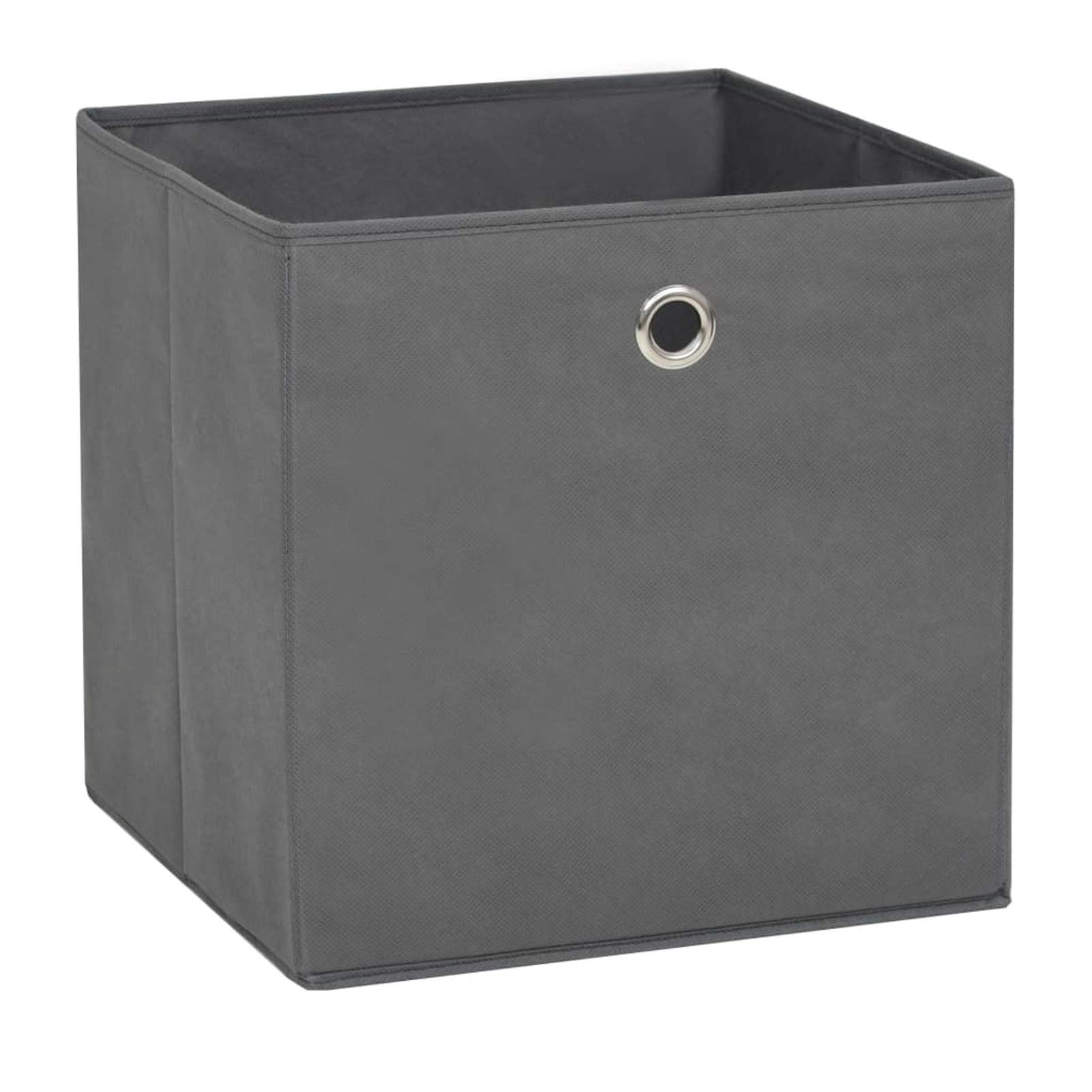 ZEYUAN Aufbewahrungsboxen 10 STK Spielzeugkiste, Aufbewahrungskiste, Kleideraufbewahrung, Kleideraufbewahrung & Organisation, Vliesstoff 28x28x28 cm Grau