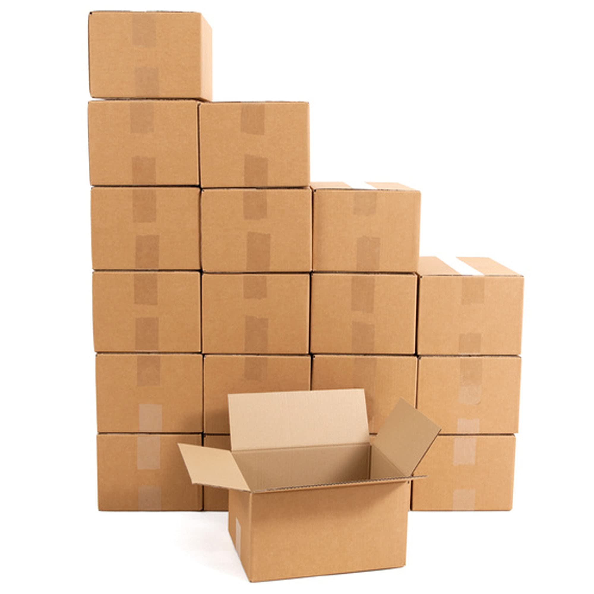 Storm Trading Group Brown Single Wall Cardboard Boxes Shipping Mailing Postal E-Commerce Mailing Boxes Durable For Picking, Packing & Storage (4X4x4")