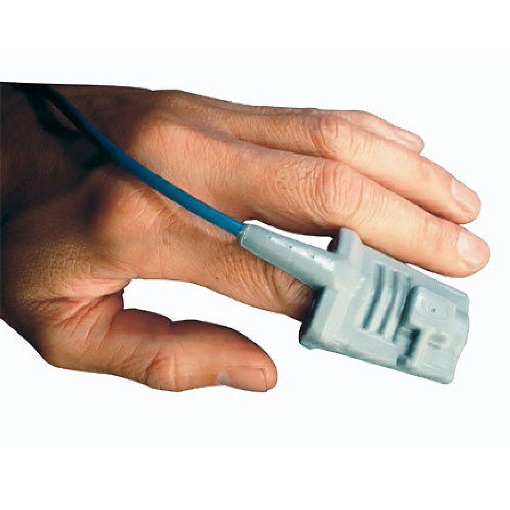 Sino-k Kompatibel Philips M1191BL Spo2 Sensor Erwachsene Weiche 9,8 ft 8 Pins Connector FDA/CE Genehmigt