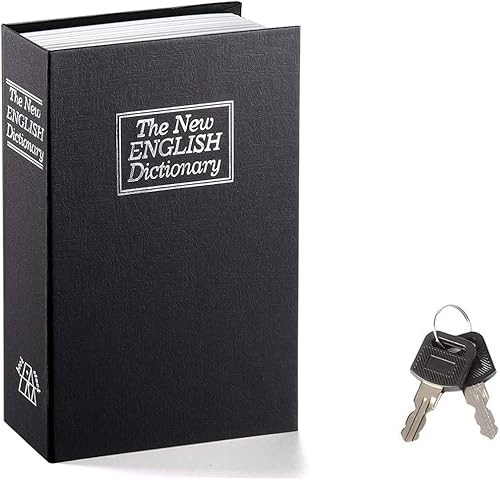 Vista 66 de Jssmst SM-BS04 – Caja fuerte de metal para el hogar con cerradura de combinación en forma de libro como distracción 2017, negro