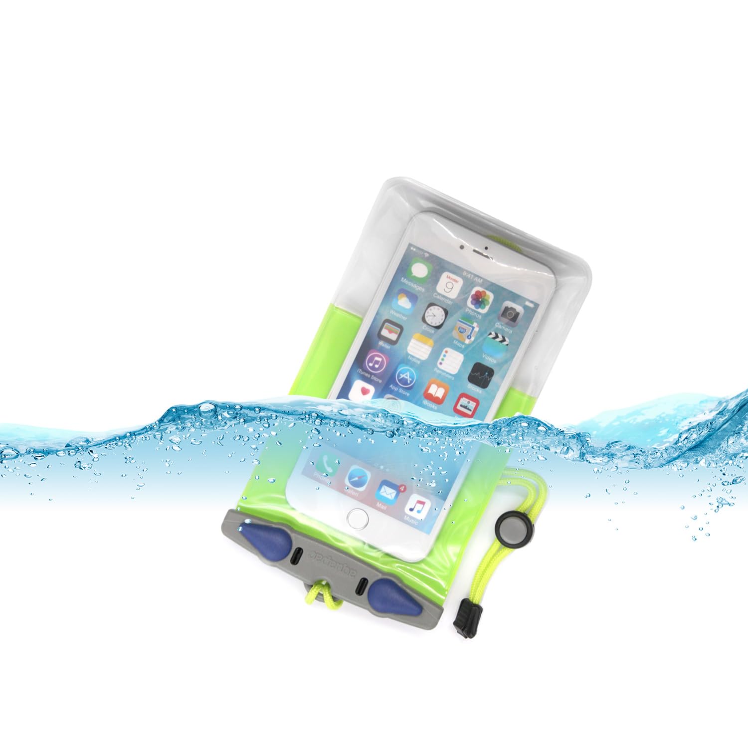 Aquapac Wasserdicht PlusPlus Handyhülle, Lanyard, iPhone und Android, Hergestellt in Großbritannien, Wandern, Mountainbiken, Laufzubehör, Reise-Essential, 5 Jahre Garantie, Umweltfreundlich