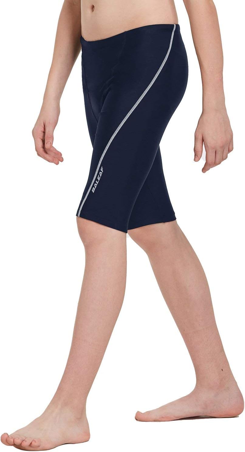baleaf Boys' Athletic Swim Jammer UPF 50+ Quick Dry Youth Training Swimming Short