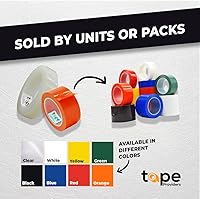 Vista 6 de WOD - Cinta de reparación de barrera de vapor e invernadero, película de polietileno transparente de 1 pulgada x 108 pies, resistente a los rayos