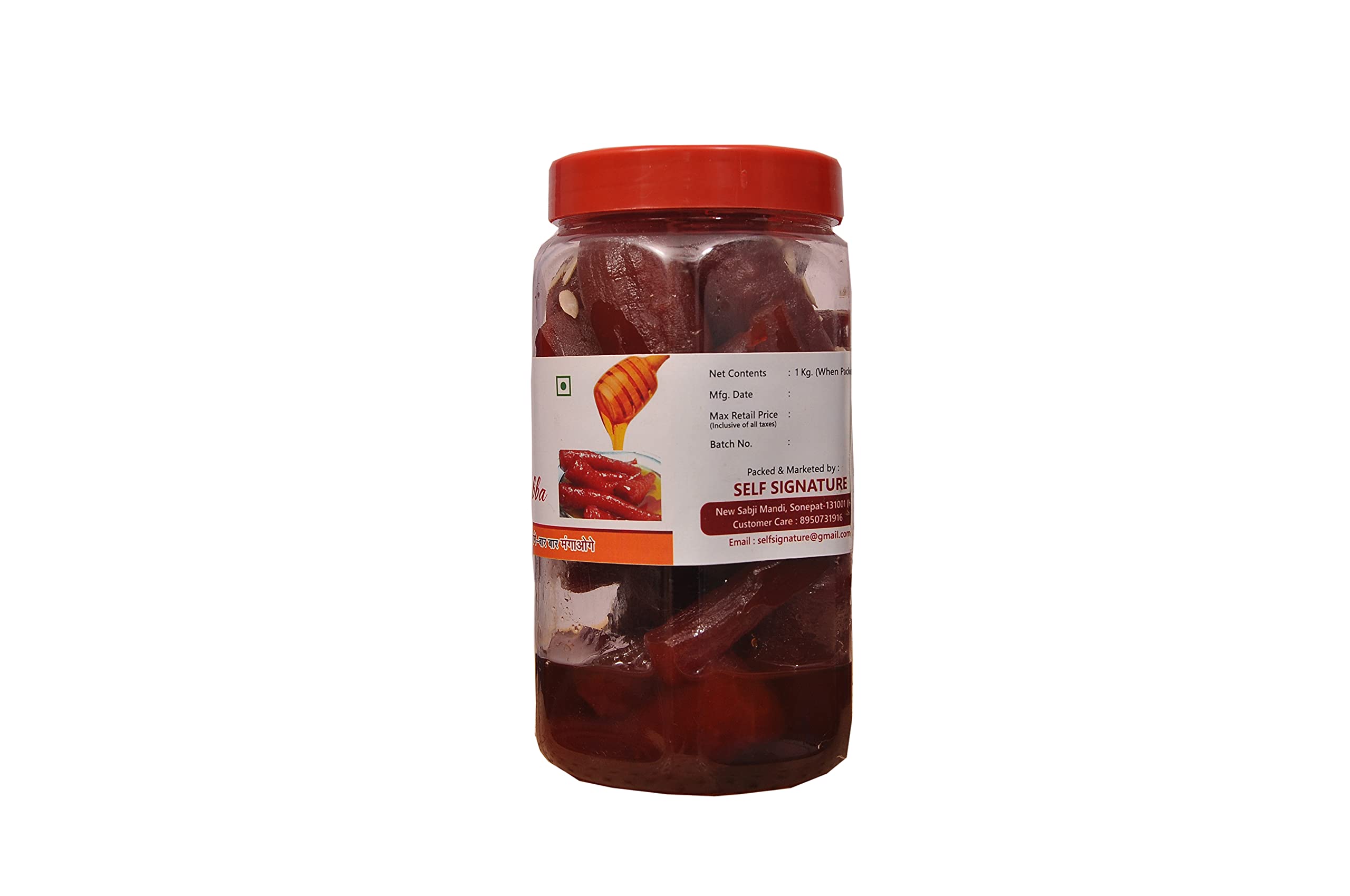 Self Signature Homemade Organic Sweet Carrot Murabba Gajar Ka Morabba (900 Gram) 2