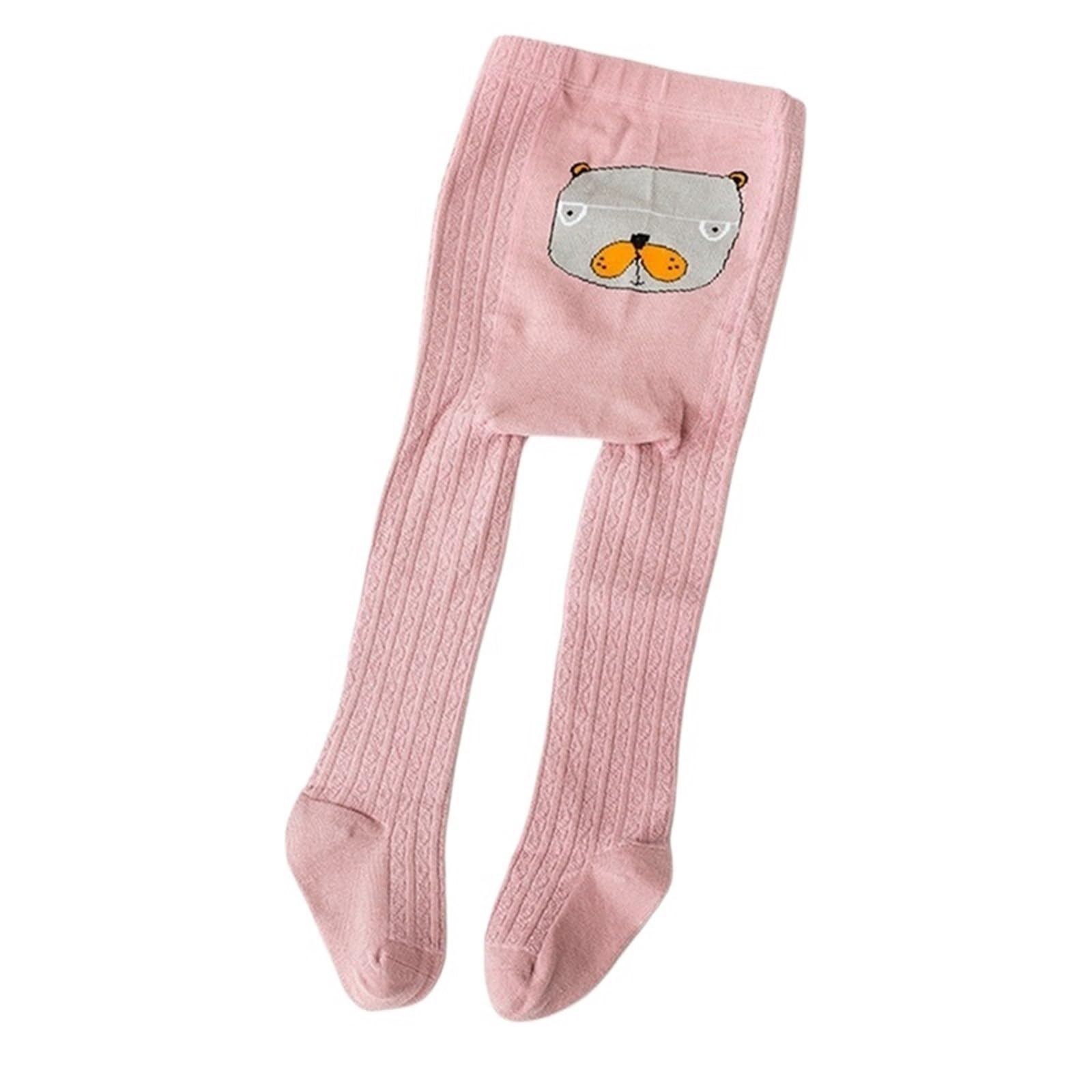 Baby Tights PP Cotton Pantyhose – Cartoon Kids Stockings for Boys & Girls, Toddler Stockings, Spring & Autumn Clothing(P,M (2-4Y))