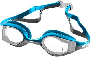 Óculos de Natação, Speedo, Focus, Soft Frame Conforto com Proteção UV e Antifog, Vedação M