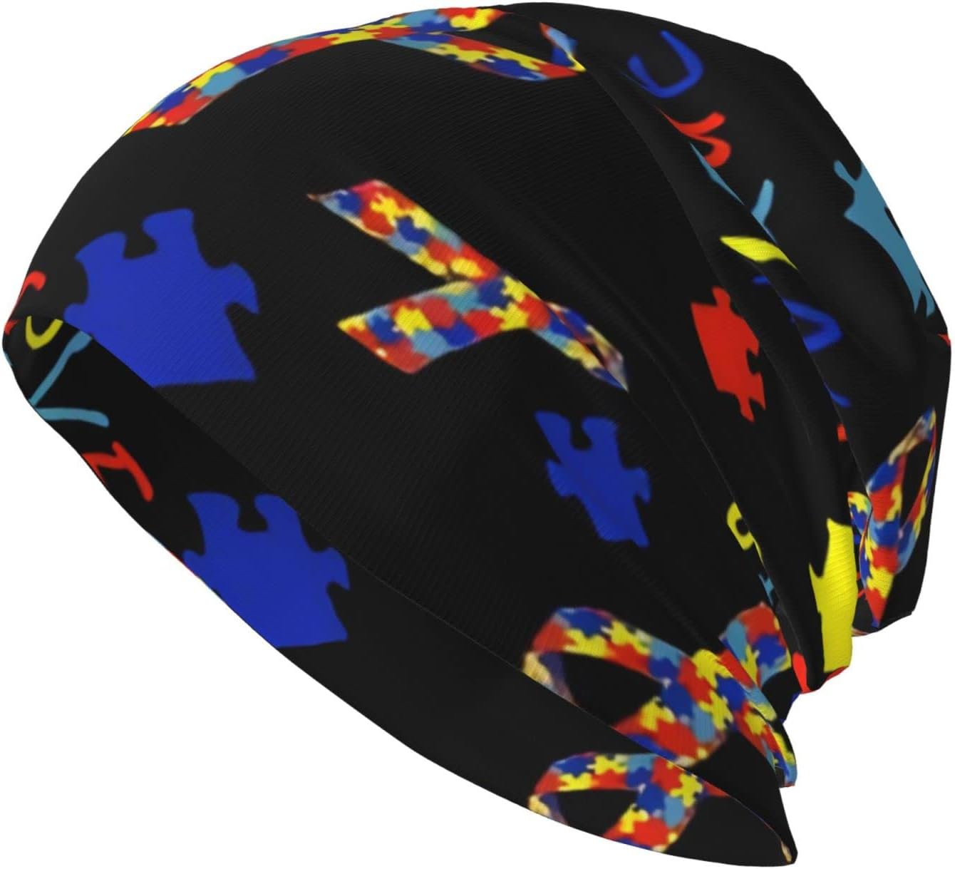 Autismus Slouchy Beanie - Dünne Strickmütze Für Frauen & Männer